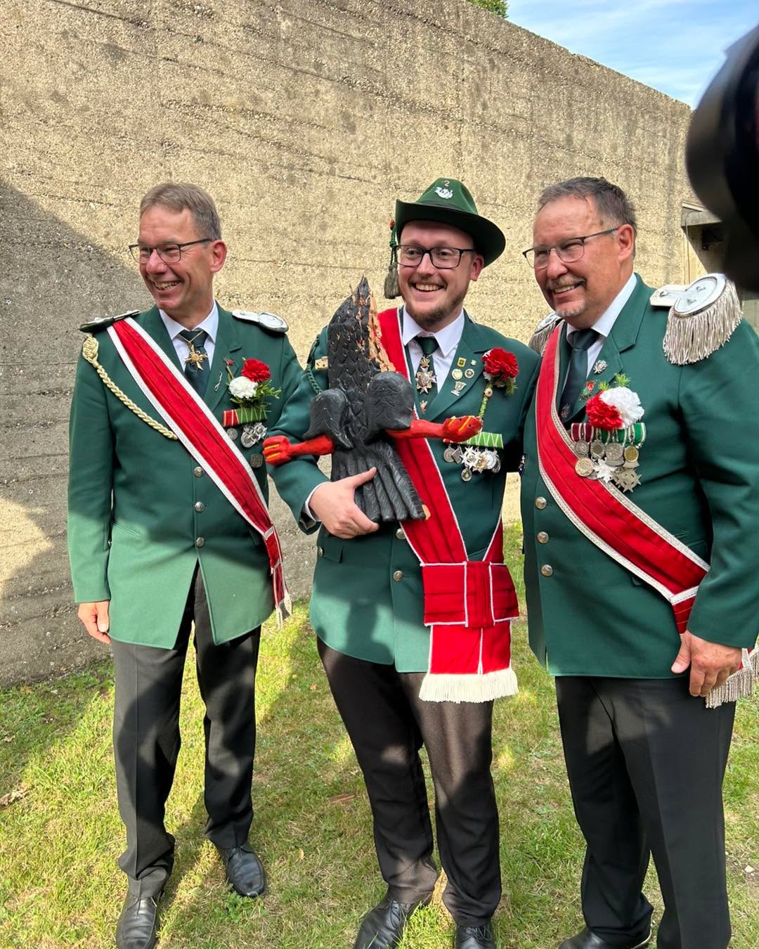 Unser neuer König: Kompaniefeldwebel Markus Verweyen, 2. Kp
