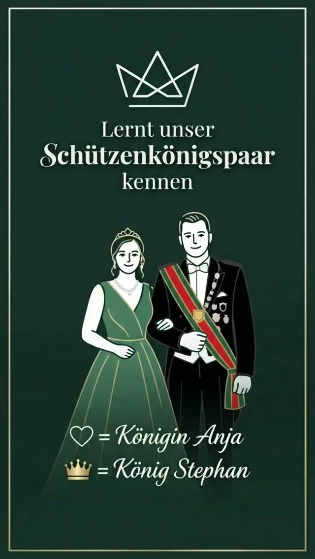 Lernt unser Königspaar Anja und Stephan kennen und stimmt für die Beiden ab! Jeden Tag ein neues Reel.
https://bsv-wesel.de/kp2026
#schützenverein #bürgerschützenverein #nrzchallenge #königspaar #nrzkönigspaar2026
@nrz_koenigspaar @koenigpilsener